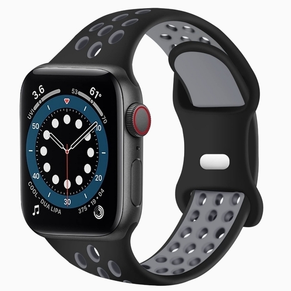 Apple watch Band 49mm Silicone 45mm band 44mm band 42mm band iwatch Sport band - Picture 1 of 3